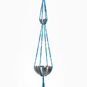 suspension pour plantes en macramé
