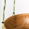 suspension macramé double pour plantes