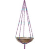 création suspendue en macramé