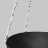 suspension en macramé triple pour plantes