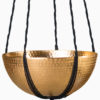 suspension en macramé double plantes