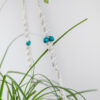 suspension en macramé triple pour plantes