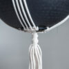 suspension en macramé triple pour plantes