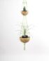 suspension double plantes en macramé