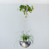 Suspension en macramé double pour plantes