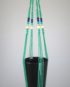 suspension pour plante en macramé vert